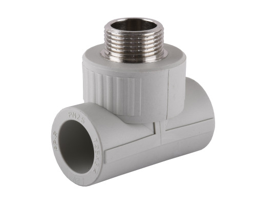 Трійник зовнішня різьба Vsplast PPR 32х1/2''  1016