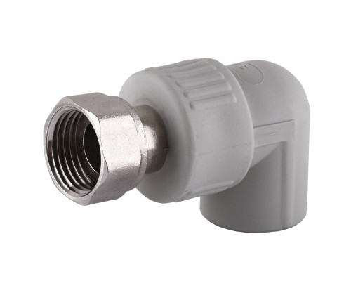 Кутник з накидною гайкою Vsplast PPR ф20х1/2″ **  2019