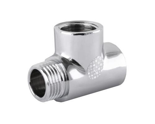 Трійник SOLOMON 1/2″ ВВЗ хром 8202