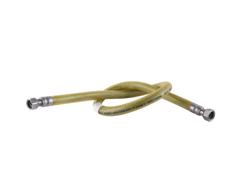 Шланг ГАЗОВЫЙ 1/2*1/2 ВВ  нерж.,обплетення,пвх, PRESINOX-HG1212-1,0m (200042) (Tucai Spain)