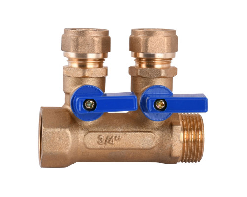 Колектор CRISTAL 3/4х16 ″2-ий з перекриванням (NM-1018)