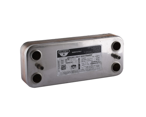 Теплообмінник паяний Zilmet ZB-12P int.prig 148 + coll 17B1901201