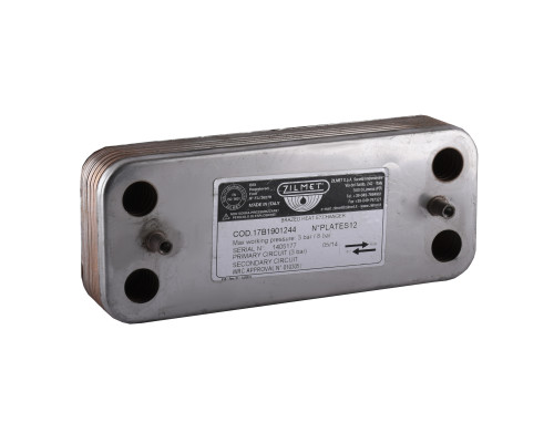 Теплообмінник паяний Zilmet ZB-12P prig 142 17B1901244