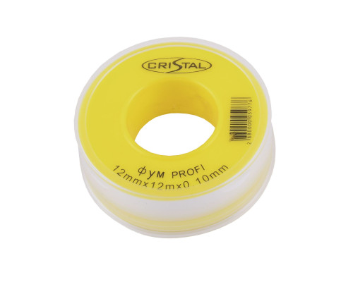 Фум стрічка тефлонова S-1203 (12*12*0, 10) 56 мм NEW CRISTAL