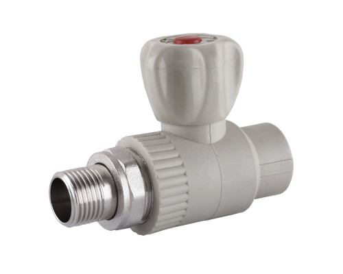 Кран радіаторний прямий Vsplast PPR ф20x1/2″ 2025