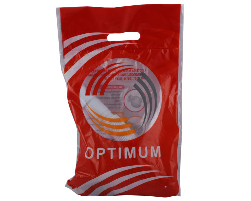 Сифон OPTIMUM 11/4″*40 для умивальника з литим випуском та гофротрубою 40*40/50 OPTI 12043