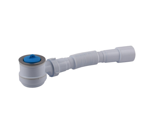 Сифон OPTIMUM низький пляшковий для душ.піддону з випуск 1 1/2″ та гофротрубою 40*40/50 OPTI 09033