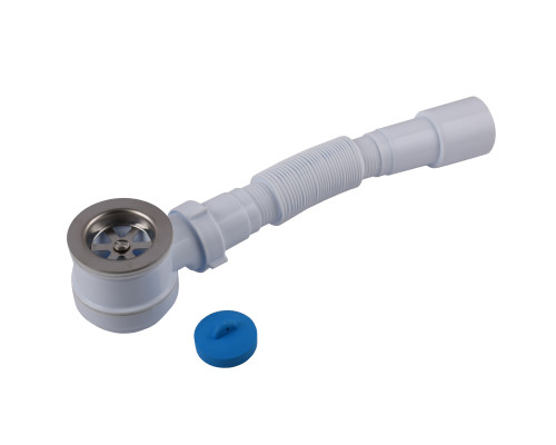 Сифон OPTIMUM низький пляшковий для душ.піддону з випуск 1 1/2″ та гофротрубою 40*40/50 OPTI 09033