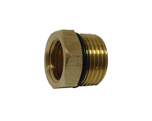 Футорка 3/8″х1/4″ЗВ латунна (манометр) 729Б