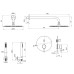 Душова система вбудована  TOPAZ LOFT TLF 32205-H39-BL