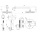 Душова система вбудована TOPAZ LOFT TLF 32117-L06-C-Termostat