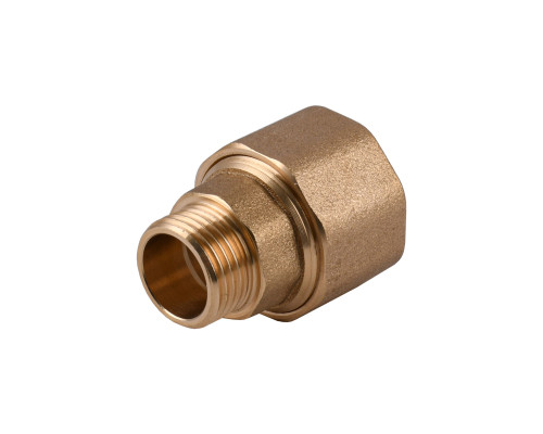 З'єднання зажимне пряме для труби Ø22мм 1/2″З латунне LS332S OPTIMUM