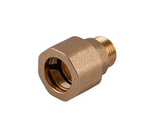 З'єднання зажимне пряме для труби Ø22мм 1/2″З латунне LS332S OPTIMUM