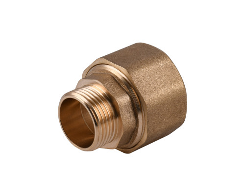 З'єднання зажимне пряме для труби Ø28мм 3/4″З латунне LS442S OPTIMUM