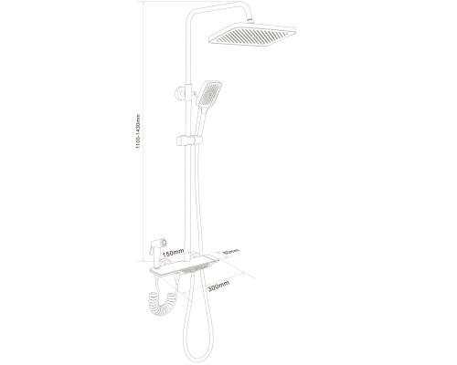 Душова система Globus Lux GAMMA  GLGM-3002