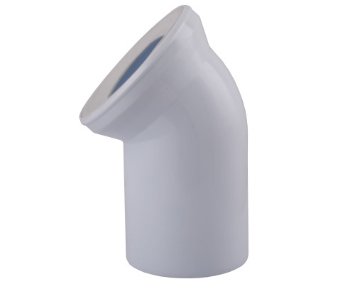 Коліно OPTIMUM для унітазу 45 ° D110 пластик OPTI 31410/227