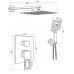 Душова система Globus Lux PIANO GLPN-205-SMART