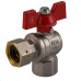 Кран кульовий кутовий з накидною гайкою SOLOMON 1/2″ ВВ PN40 (V3002-S)