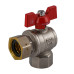 Кран кульовий кутовий з накидною гайкою SOLOMON 3/4″ ВВ PN40 (V3003-S)