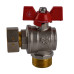 Кран кульовий кутовий з накидною гайкою SOLOMON 3/4″ ЗВ PN40  (V4003-S)