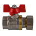 Кран кульовий прямий з накидною гайкою SOLOMON 3/4″ ВВ PN40 (V6003-S)
