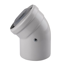 Коліно 45 градусів, d=60/100 mm CE.00.30 C Конденсаційне