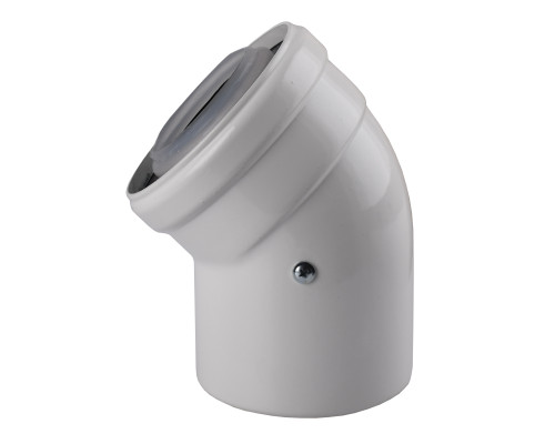Коліно 45 градусів, d=60/100 mm CE.00.30 C Конденсаційне