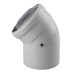 Коліно 45 градусів, d=60/100 mm CE.00.30 C Конденсаційне