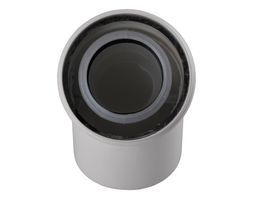 Коліно 45 градусів, d=60/100 mm CE.00.30 C Конденсаційне