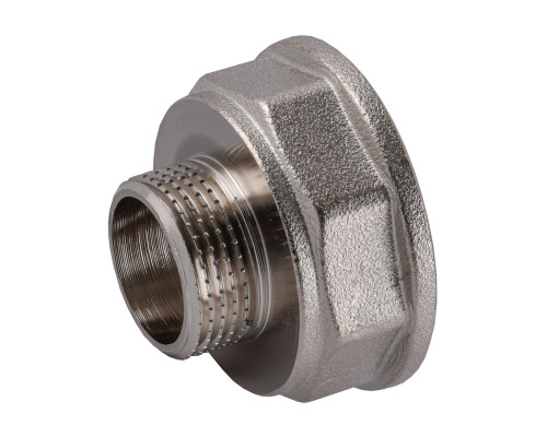 Перехідник редукційний 1 1/4″х 3/4″ВЗ нікельований восьмигранний NK643O OPTIMUM