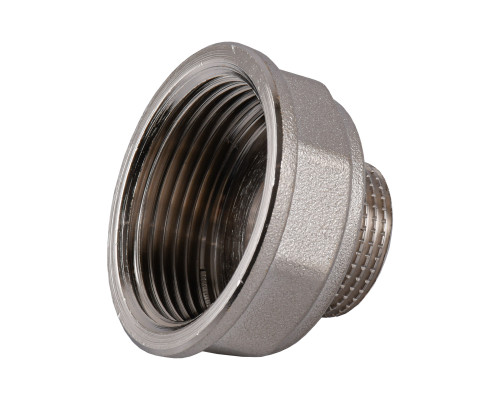 Перехідник редукційний 1 1/4″х 3/4″ВЗ нікельований восьмигранний NK643O OPTIMUM