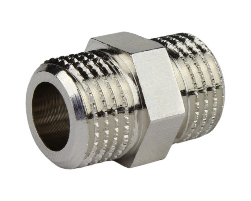 Ніпель 1/4″ЗЗ нікельований NN112S OPTIMUM