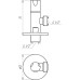 Кран напівобертовий кутовий SOLOMON 1/2″х1/2″ 9081 (2 шт)