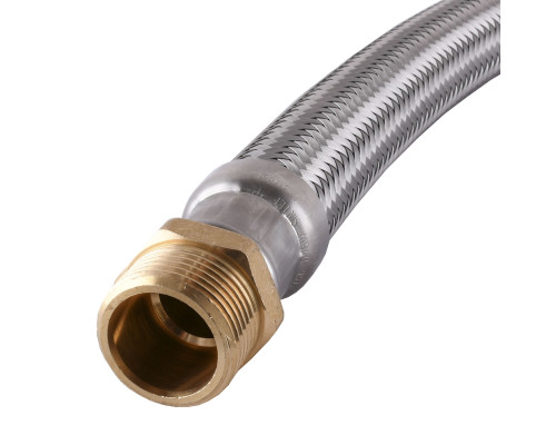 Шланг антивібраційний прямий TUCAI EXTRA TWIST 1″ 0,5м RIVER MG-1-500 204741