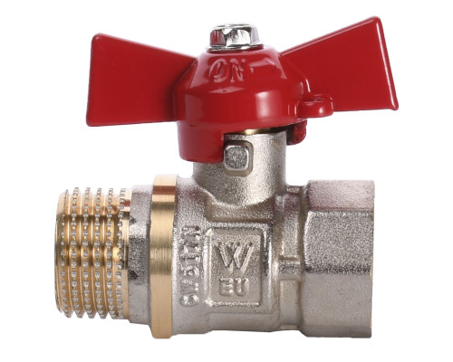 Кран кульовий прямий WATER VALVE 1/2″ ЗВ КБ NV-V Q002
