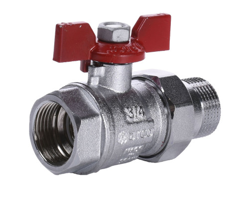 Кран кульовий прямий з американкою ARCO  3/4″ TURIA 0117408