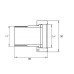 Комплект штуцерів 3/4″Вх1/2″З латунний LR433L OPTIMUM