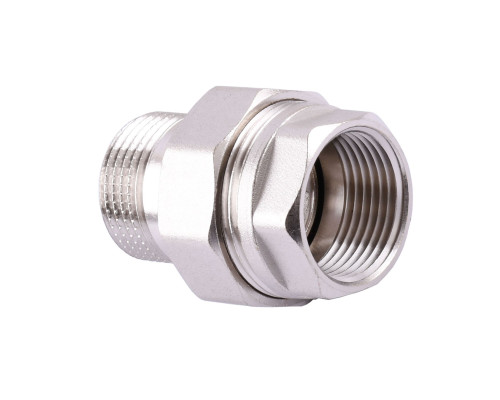 Згінамериканка прямий PROFESSIONAL     3/4″ НІКЕЛЬ QP160