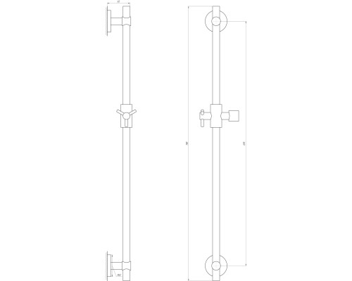 Душова стійка Dishi T1106-C
