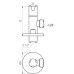 Кран напівобертовий кутовий SOLOMON 1/2″х3/4″ 9081 (2 шт)