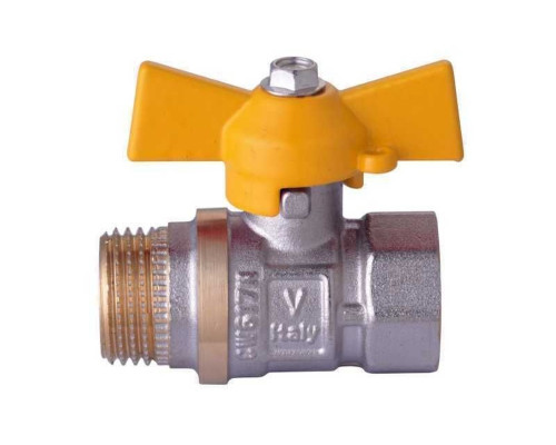 Кран кульовий прямий WATER VALVE 1/2″ ЗВ ЖБ NV-V Q002
