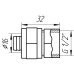 Муфта із внутрішньою різьбою APE ITALY 702 L 1/2″x16
