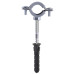 Хомут в зборi CR    1/2″ (20-23мм) з гвинтом-шурупом 8*80 та дюбелем в уп., сірий