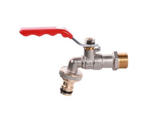 Кран кульовий для поливу Q PROFESSIONAL 1/2″ NV-QP155 + коннектор швидкоз'ємний