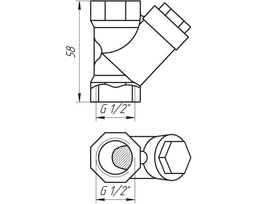Фільтр грубого очищеня ARCO 1/2″ 01830 SPAIN