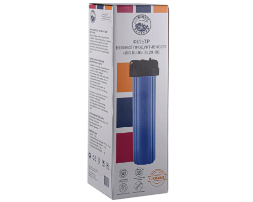 Фільтр-колба + ПП картридж Bіо+ systems SL20-BB Big Blue 20″, 1″