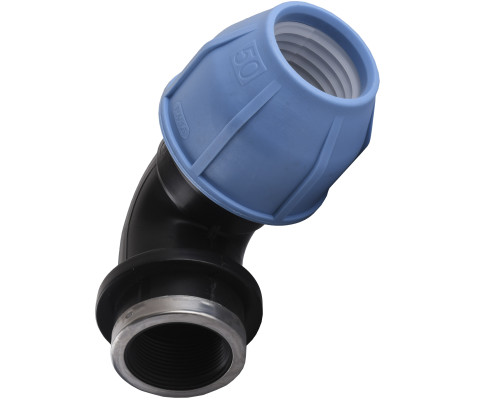 Коліно ПНД Vsplast 50*1 1/4 ''  ВР 4002
