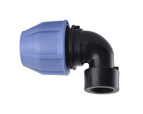 Коліно ПНД Vsplast 50*2 ''  ВР 4002