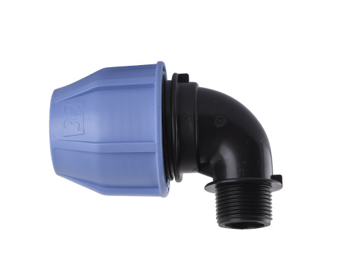 Коліно ПНД Vsplast 50*2 ЗР '' 4003