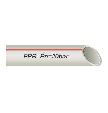 Труба VSplast PPR-AL-PIPE ф20 з алюмінієвою фольгою (червоні літери  на упаковці)